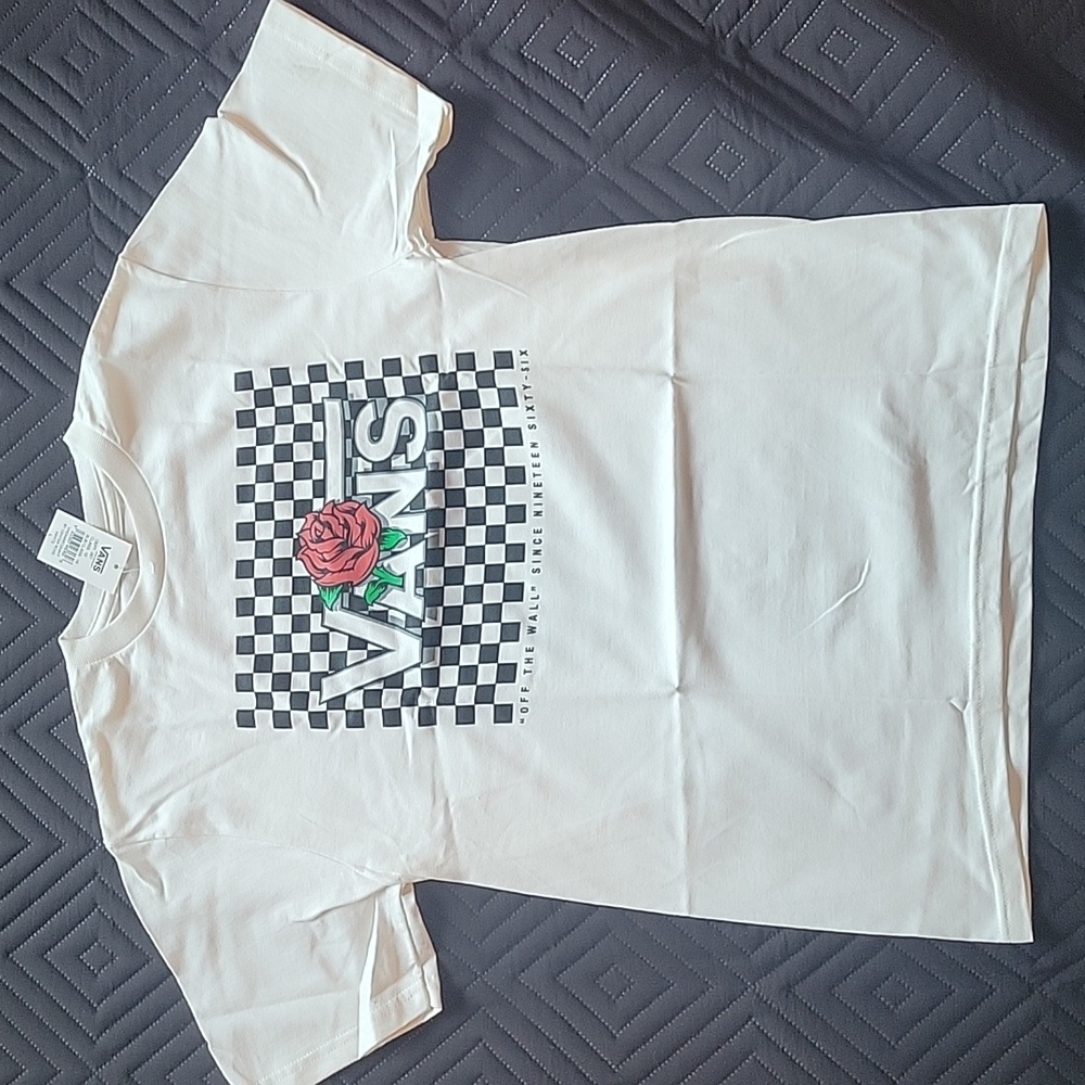 Vans Kids White Graphic T-Shirt